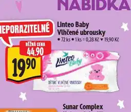 Albert Linteo baby dětské vlhčené ubrousky nabídka