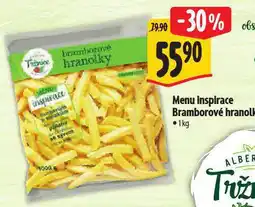 Albert Menu inspirace batátové hranolky nabídka