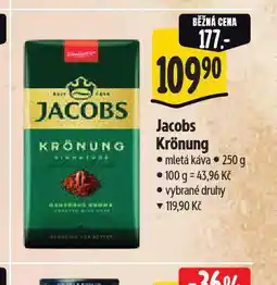 Albert Jacobs krönung mletá káva nabídka