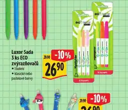 Albert Luxor sada 3 ks eco zvýrazňovačů nabídka