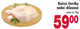 Qanto Kuřecí čtvrtky zadní chlazené nabídka