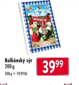Qanto Balkánský sýr nabídka
