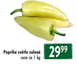 Qanto Paprika světle zelená nabídka