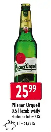 Qanto Pilsner Urquell nabídka
