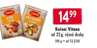 Qanto Koření Vitana nabídka