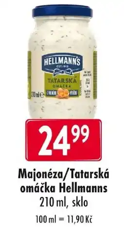 Qanto Majonéza/Tatarská omáčka Hellmanns nabídka
