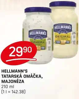 Flop HELLMANN'S Tatarská omáčka, majonéza nabídka