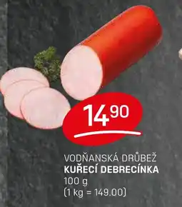 Flop Vodňanská drůbež Kuřecí debrecínka nabídka