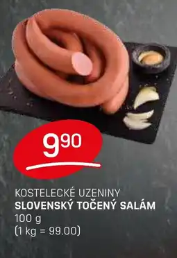Flop Kostelecké uzeniny Slovenský točený salám nabídka