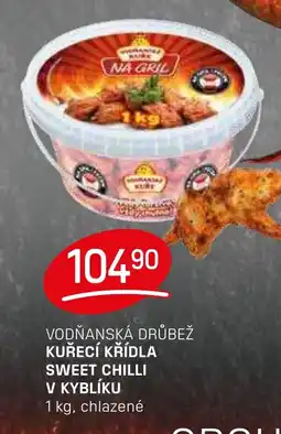 Flop Vodňanská drůbež Kuřecí křídla sweet chilli v kyblíku nabídka