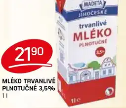 Flop MADETA Mléko trvanlivé plnotučné 3,5% nabídka