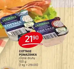 Flop Cottage pomazánka nabídka