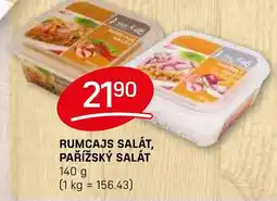 Flop Rumcajs salát, Pařížský salát nabídka