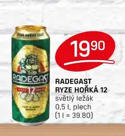 Flop Radegast Ryze hořká 12 nabídka