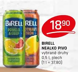 Flop Birell Nealko pivo nabídka