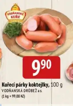 Bala Kuřecí párky koktejlky nabídka