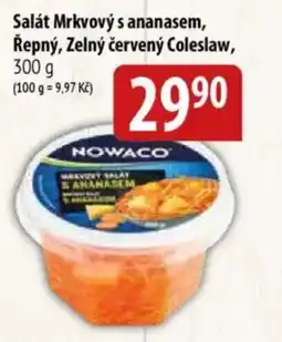 Bala Salát Mrkvový s ananasem, Řepný, Zelný červený Coleslaw nabídka