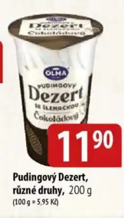 Bala Pudingový Dezert nabídka