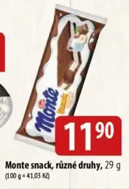 Bala ZOTT Monte snack nabídka