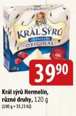 Bala Král sýrů Hermelín nabídka