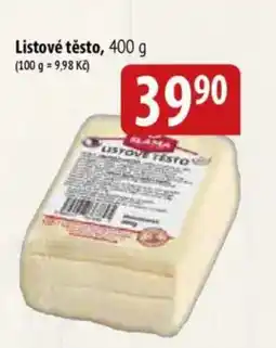 Bala Listové těsto nabídka