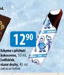Bala Eskymo s příchutí kokosovou, Ledňáček nabídka