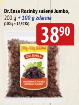 Bala Dr.Ensa Rozinky sušené Jumbo nabídka