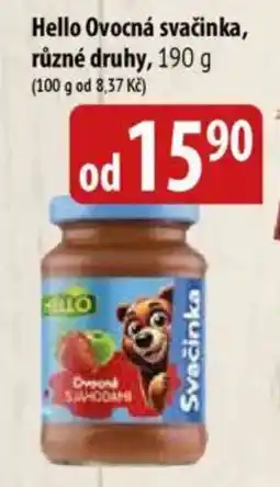 Bala HELLO Ovocná svačinka nabídka