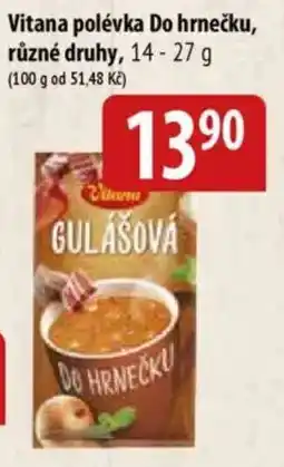 Bala Vitana polévka Do hrnečku nabídka