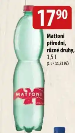 Bala MATTONI přírodní nabídka