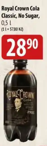 Bala Royal Crown Cola Classic, No Sugar nabídka