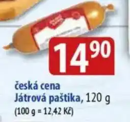 Bala Česká cena Játrová paštika nabídka