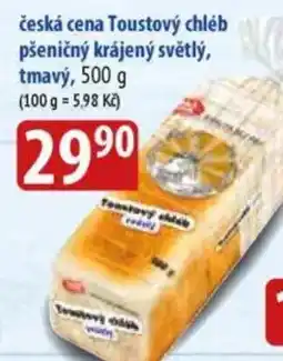 Bala Česká cena Toustový chléb pšeničný krájený světlý, tmavý nabídka