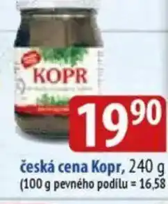 Bala Česká cena Kopr nabídka