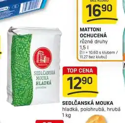 Flop SEDLČANSKÁ MOUKA hladká, polohrubá, hrubá 1 kg nabídka