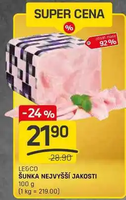 Flop ŠUNKA NEJVYŠŠÍ JAKOSTI 100g nabídka