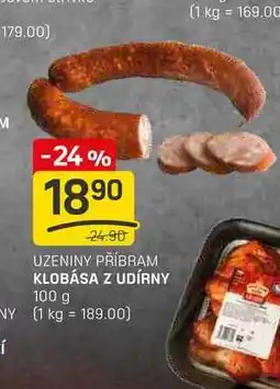 Flop KLOBÁSA Z UDÍRNY 100g nabídka