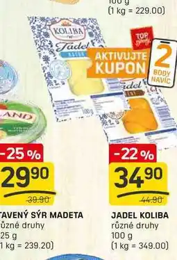 Flop JADEL KOLIBA různé druhy 100g nabídka