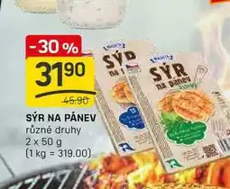 Flop SÝR NA PÁNEV různé druhy 2 x 50 g nabídka