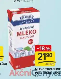 Flop MLÉKO TRVANLIVÉ PLNOTUČNÉ 3,5% 1l nabídka