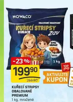 Flop KUŘECÍ STRIPSY OBALOVANÉ PREMIUM 1 kg nabídka