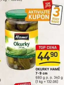 Flop OKURKY HAMÉ 7-9 cm 680 g p. p. 340 g nabídka