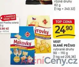 Flop VEST SLANÉ PEČIVO vybrané druhy 90-110 g nabídka