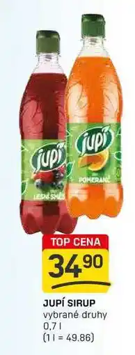 Flop JUPÍ SIRUP vybrané druhy 0,7l nabídka