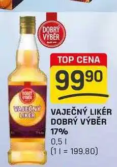 Flop VAJEČNÝ LIKÉR DOBRÝ VÝBĚR 17% 0,5l nabídka