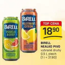 Flop BIRELL NEALKO PIVO vybrané druhy 0,5 l, plech nabídka