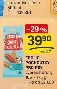 Flop FROLIC POCHOUTKY PRO PSY vybrané druhy 105 - 175 g nabídka
