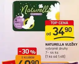 Flop NATURELLA VLOŽKY vybrané druhy 7-44 ks nabídka