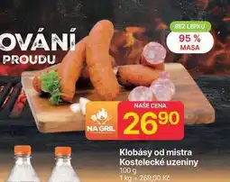 Hruška Klobásy od mistra Kostelecké uzeniny 100 g nabídka