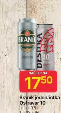 Hruška Braník jedenáctka 0,5L plech nabídka